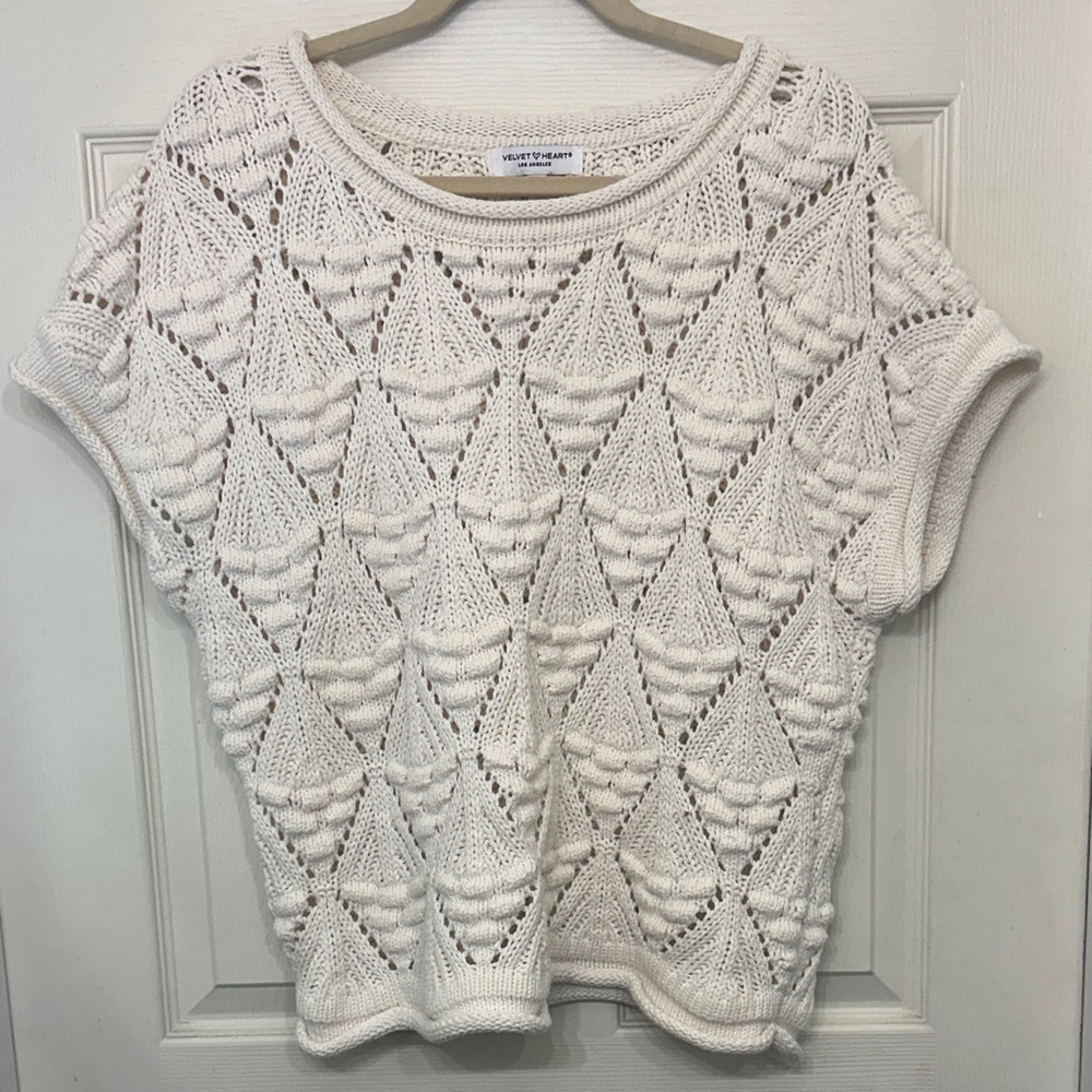Velvet Heart Darlita Sweater in cream size L